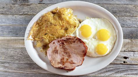 Ham and Eggs - Breakfast - Saddle Sore Saloon - American Restaurant in ...