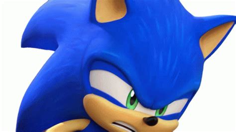 Shocked Sonic The Hedgehog Sticker - Shocked Sonic The Hedgehog Sonic Prime - Discover & Share GIFs