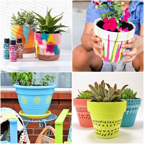 30 Easy Painted Terracotta Pots and Painting Pots Ideas