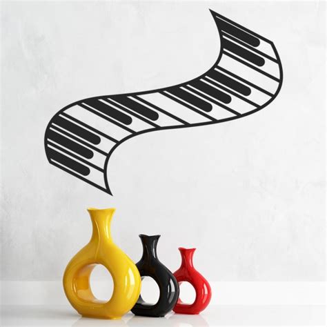 Piano Keys Keyboard Music Wall Sticker