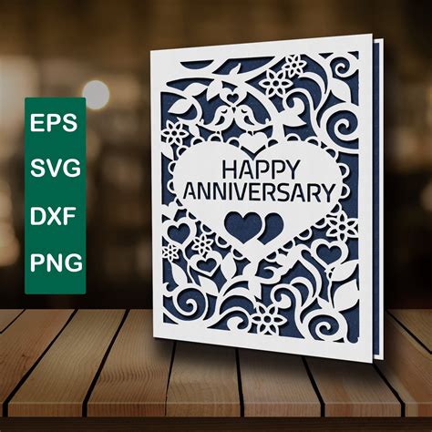 Anniversary Card Svg Free - Printable Cards