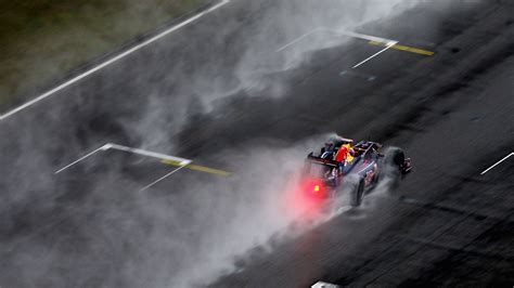 Race Car Race Track Formula One F1 Rain Mist HD wallpaper | cars ...