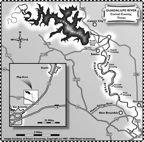 Guadalupe River Map - Guadalupe River Trout Unlimited