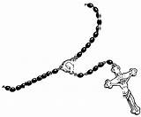 Rosary Coloring Pages  Best For Kids Cross sketch template