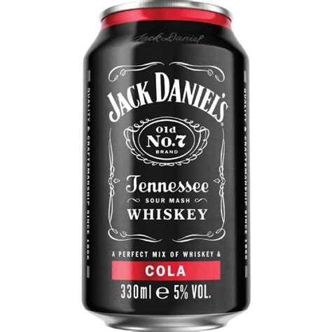 Jack Daniel`s Can - Jack Daniel`s Cola Can - Jack Daniel`s RTD Cans