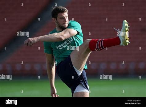 British and Irish Lions Dan Biggar during the Kicking Session at FMG ...