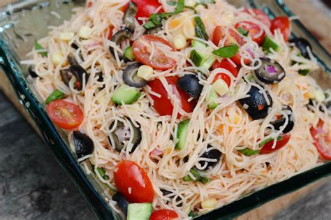 Angel Hair Pasta Salad – Soul-Full Sisters