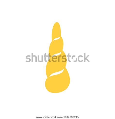 Silhouette Unicorn Horn Isolated On White Stock Vector (Royalty Free) 1034030245 | Shutterstock