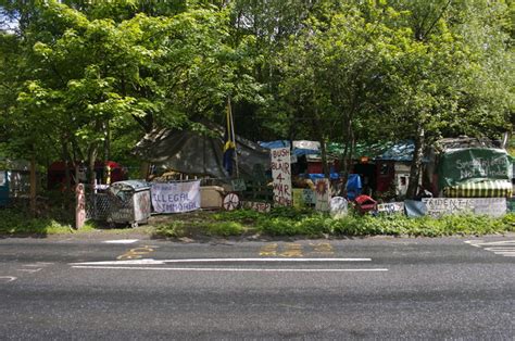 Faslane Peace Camp © George Rankin cc-by-sa/2.0 :: Geograph Britain and ...