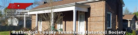 Rutherford County Tennessee Historical Society – Preserving and ...