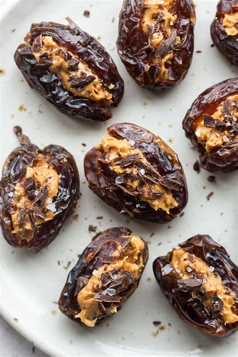 Stuffed dates with peanut butter - Lazy Cat Kitchen | Recipe | Food ...