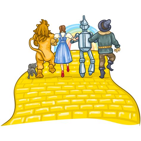 Wizard Of Oz Clipart Yellow Brick Road ... | Wizard of oz characters, Wizard of oz, Wizard of oz ...