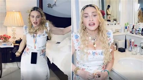 Madonna films inside jaw-dropping bedroom and en-suite at £6million house | HELLO!