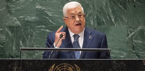 Palestinian President Mahmoud Abbas Demands Renewal of Peace Process ...