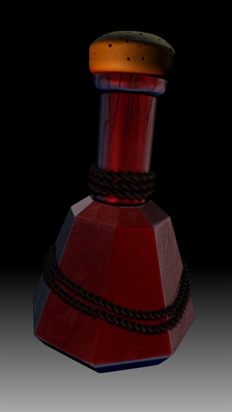 Just Finished 3D Modeling the Lesser Healing Potion from Skyrim – Thoughts? : r/3Dmodeling