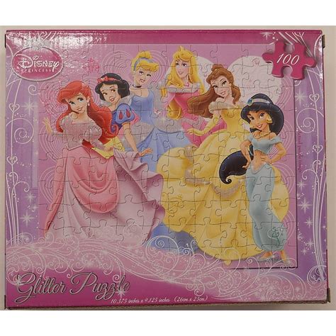 Disney Princess 100 Piece Glitter Effect Jigsaw Puzzle - Walmart.com ...