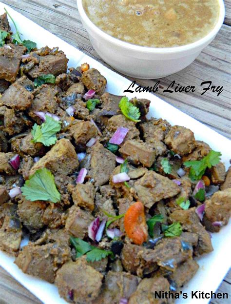 Goat Lamb Mutton Liver Fry - Nitha Kitchen