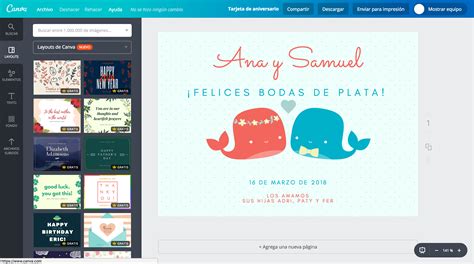 Crea tarjetas de aniversario gratis en minutos | Canva