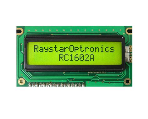 LCD Display 1602A, Display LCD 1602A, LCD 1602A Datasheet, RC1602A - Raystar