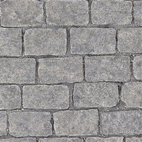 Rectangular Street Cobblestone - Top Texture