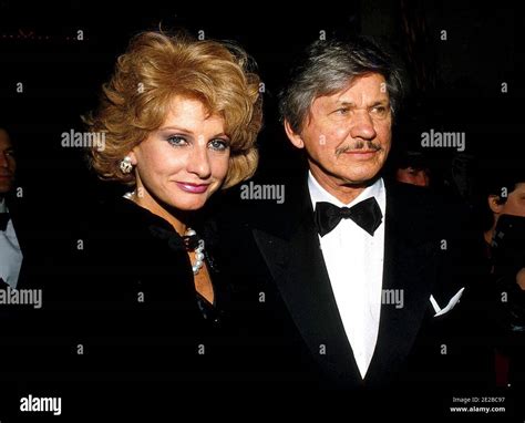 1986 Charles Bronson And Jill Ireland Credit: Ralph Dominguez/MediaPunch Stock Photo - Alamy