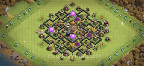 Clash Of Clans Th8 Hybrid Base