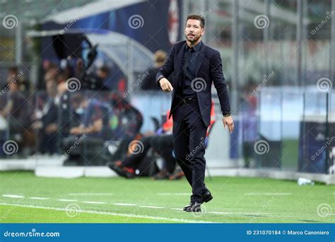 Diego Simeone, head coach editorial stock image. Image of diego - 231070184