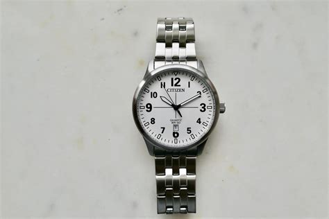 SOLD: Citizen Quartz White Field Watch (on bracelet) | WatchUSeek Watch ...