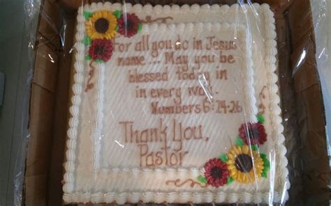 Pastor appreciation cake | Pastors appreciation, Pastor appreciation ...