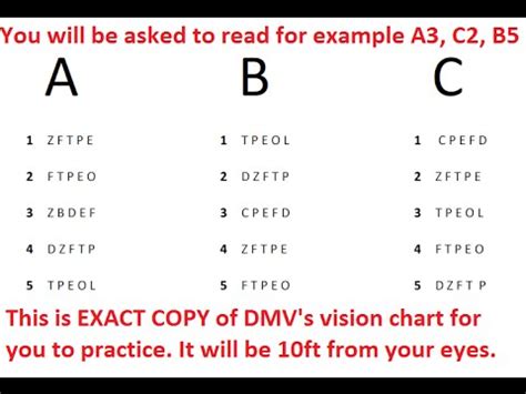 Printable Dmv Eye Chart - prntbl.concejomunicipaldechinu.gov.co