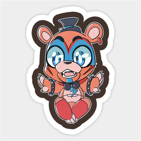 Chibi FNAF Security Breach Glamrock Freddy - Fnaf - Sticker | TeePublic