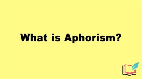 What is an Aphorism in Literature? Definition, Examples of Literary Aphorism – Woodhead Publishing