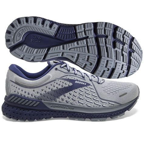 | Brooks Adrenaline GTS 21 Men’s Grey/Tradewinds/Deep CobaltWorld Footbag