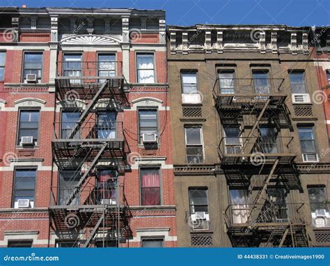 Tenement Style Apartments, New York City Stock Photo - Image: 44438331