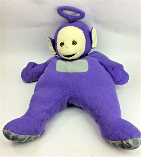 JUMBO Teletubbies Tinky Winky Purple Fleece Pillow Plush Stuffed Animal ...