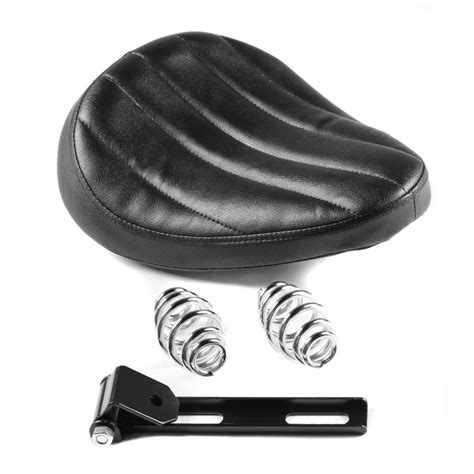 Solo Bobber Spring Seat Set with springs for Custom Bikes black