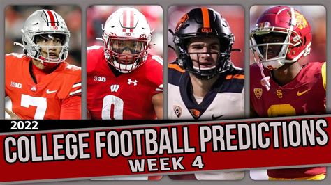 College Football Predictions Week 4 - YouTube