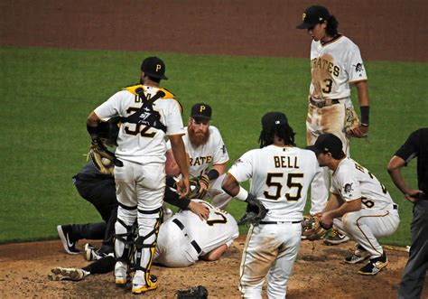 Pirates RHP Nick Burdi collapses in pain after apparent arm injury ...