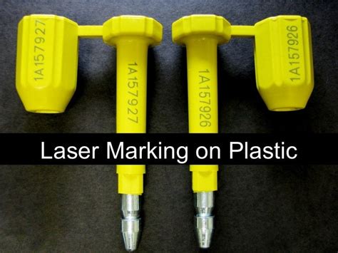 Plastic laser marking