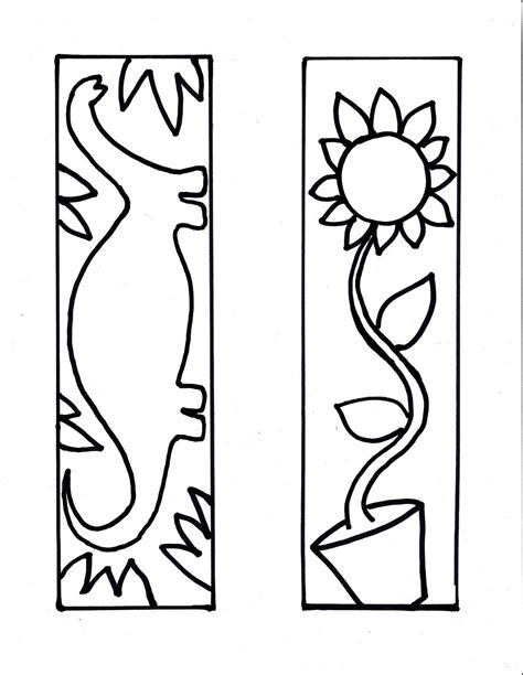 Printable Coloring Reading Bookmarks | Activity Shelter