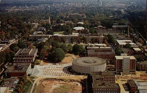 Aerial view of campus - North Carolina State University Raleigh, NC