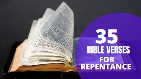 35 Helpful Bible verses for repentance