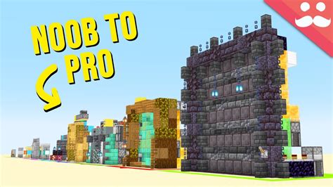 11 Levels of Minecraft Door: From Noob to Pro - YouTube