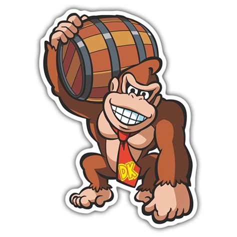 Sticker Donkey Kong DK | MuralDecal.com