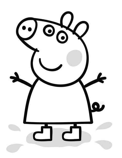 Peppa Pig Coloring Pages Printable