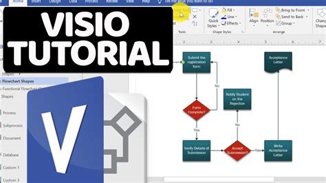 Microsoft Visio Step by Step Tutorial for Beginners - YouTube