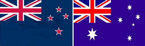 Einschreiben Hartnäckig Buffet new zealand flag australian flag ...