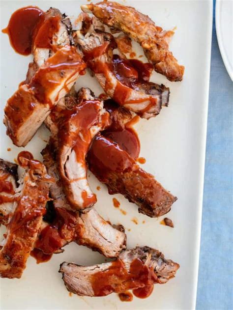 Baby Back Ribs with a Sweet Honey BBQ Sauce