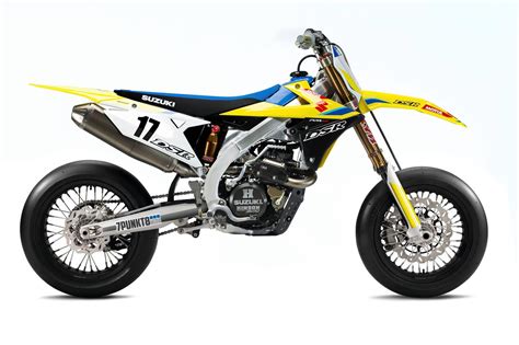 Imagining the 2018 Suzuki RM-Z450 Supermoto - Asphalt & Rubber