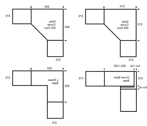 Pantry Dimensions Corner Cabinet Types Modern Compact Standard Kitchen ...